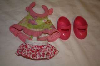 Playskool Doll clothes for Dressy Daisy Shoes Outfit EUC  