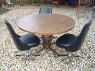 RETRO 1960s Mod CHROMCRAFT DINING SET Table and Chairs  