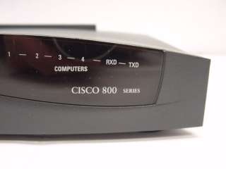 Cisco 800A 4 Port Ethernet Router  