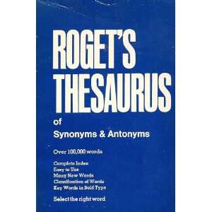  Rogets New Pocket Thesaurus In Dictionary Form 