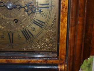 18th Century Antique Walnut & Amboyna Longcase Clock  