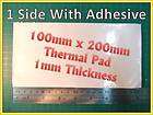 Adhesive Thermal Pad 100x200 1mm Hard disk Video Ram