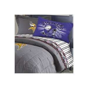  NFL Football Minnesota Vikings   3pc Bed Sheet Set   Twin 