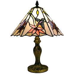 Tiffany style Hummingbird Accent Table Lamp  Overstock