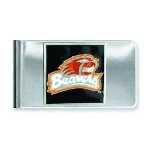 Oregon State University Stainless Steel Money Clip:  Home 