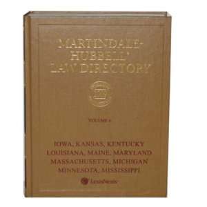 Martindale Hubbell Law Directory 2010 by Martindale  9781934528167 