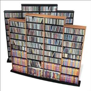  DVD Storage Large Wall Rack Four Tier: Furniture & Decor