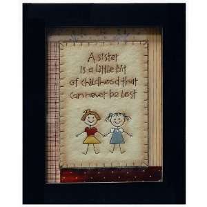 Newview K597 11 Stitched Art Frame, Sister 