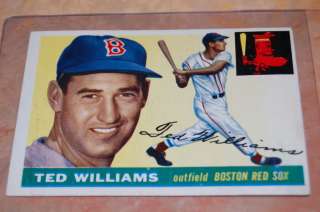 1955 Topps Ted Williams #2!!! Beckett Price $700!!! VG Condition with 