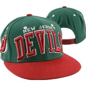  New Jersey Devils Green Super Star Snapback Hat Sports 