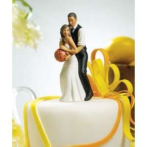   Basketball Dream Team Bride and Groom Couple Figurine