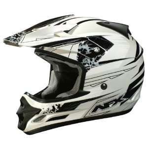   FX 18Y Youth Motocross Helmet Pearl White Small 0111 0475 Automotive