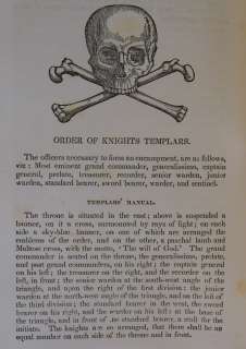 FREEMASONRY RITUALS Masonic Occult FREE MASON Antique RARE Book 