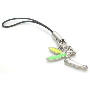    Green/Yellow Fairy Star Cell Phone Charms  