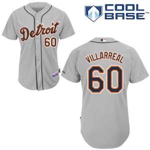  Brayan Villarreal Detroit Tigers Authentic Road Cool Base Jersey 