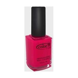  Color Club Nail Lacquer/Polish  Electric Coral  Neon .6oz Beauty