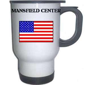 US Flag   Mansfield Center, Massachusetts (MA) White Stainless Steel 