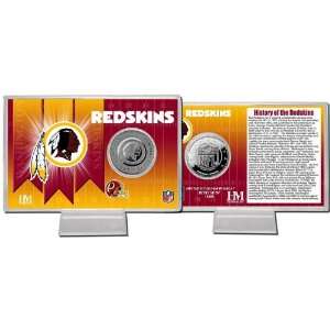 Washington Redskins Team History Silver Coin Card: Sports 