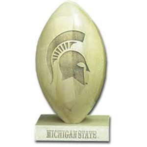 Michigan State Spartans 5/8 Scale Laser Engraved Wood Football  