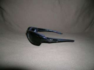   Wiley X Sunglass Gloss Black BRICK with SMOKE GREY Lens  