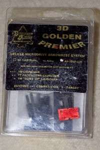 GOLDEN KEY FUTURA 3D Golden Premier LH Dlx Microdrive Arrowrest~AR1000 
