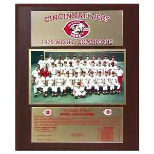  MLB Reds 1975 World Series Plaque: Sports & Outdoors