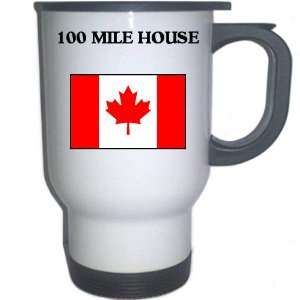  Canada   100 MILE HOUSE White Stainless Steel Mug 