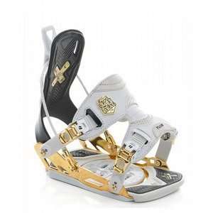 Flow 24 Real Snowboard Bindings Gold:  Sports & Outdoors