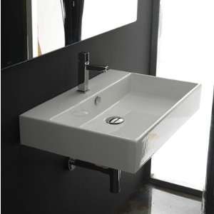 Unlimited 27.6 Ceramic Bathroom Sink Faucet Drilling: With Single 