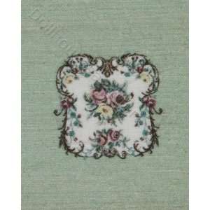   Green Floral Needlework 2 Kit by Lindees Little Linens: Toys & Games