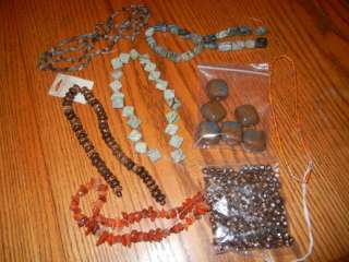Great Assortment Stones and Beads for Jewelry Making  