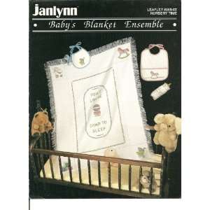  Cross Stitch Pattern Baby Blanket Ensemble By Janlynn 