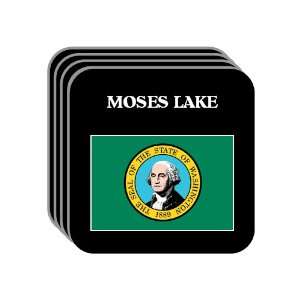  US State Flag   MOSES LAKE, Washington (WA) Set of 4 Mini 