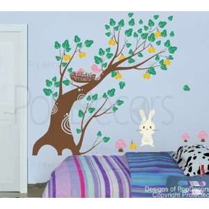  Authentic Only from PopDecors Bunny and Fruit Tree   71in H nursery 