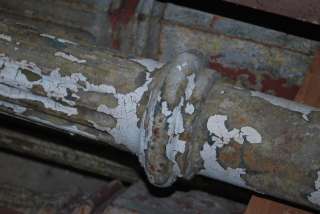   Antique Cast Iron Fluted Posts Columns 11’ Tall GORGEOUS  