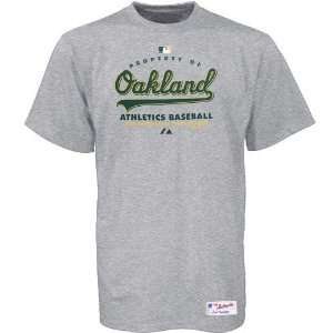   Majestic Oakland Athletics Ash Property Of T shirt