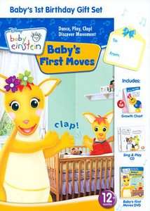   Einstein   Babys First Moves DVD, 2010, With Book Growth Chart  