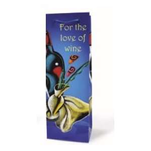  For the Love of Wine Wine Bottle Pull cord Handles Gift 