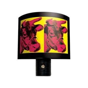  Andy Warhol  Red Cow on Yellow Nightlight