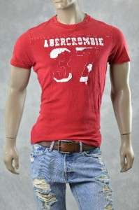 Mens Abercrombie & Fitch A&F AF Vintage T Tee Shirt Top Mens Size SZ 