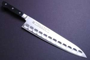 Japanese sushi chef knife INOX Gyuto Indented 27cm  