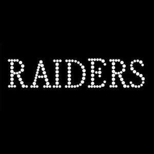  Raiders Large Iron On Rhinestone Crystal Transfer: Arts 
