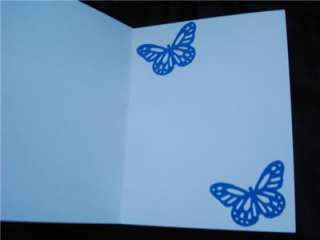 Handmade Birthday Card Butterfly Migration Sizzix  