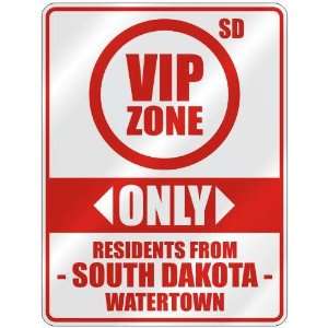   FROM WATERTOWN  PARKING SIGN USA CITY SOUTH DAKOTA: Home Improvement