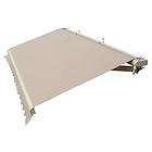   RETRACTABLE AWNING 13FT X 10FT (4M X 3M) SOLID BEIGE PATIO AWNING