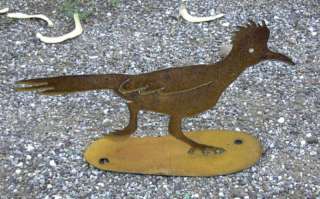 Southwest Art Road Runner with Base Rusted  