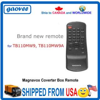 Magnavox Converter Box TB100MW9,TB100MW9A Remote(Brand NEW)  