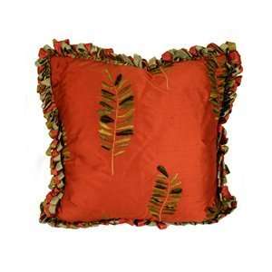    Zoe Decorative 7502 Floral Embroidered Decorative Pillow: Baby