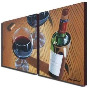 Dinner Party Hand Painted Canvas Art Oil Painting