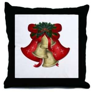 Christmas Bells Decorative Throw Pillow, 18